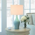 thumbnail image 4 of Evelyn&Zoe 28" Traditional Porcelain Table Lamp with White Drum Linen Shade, 4 of 10