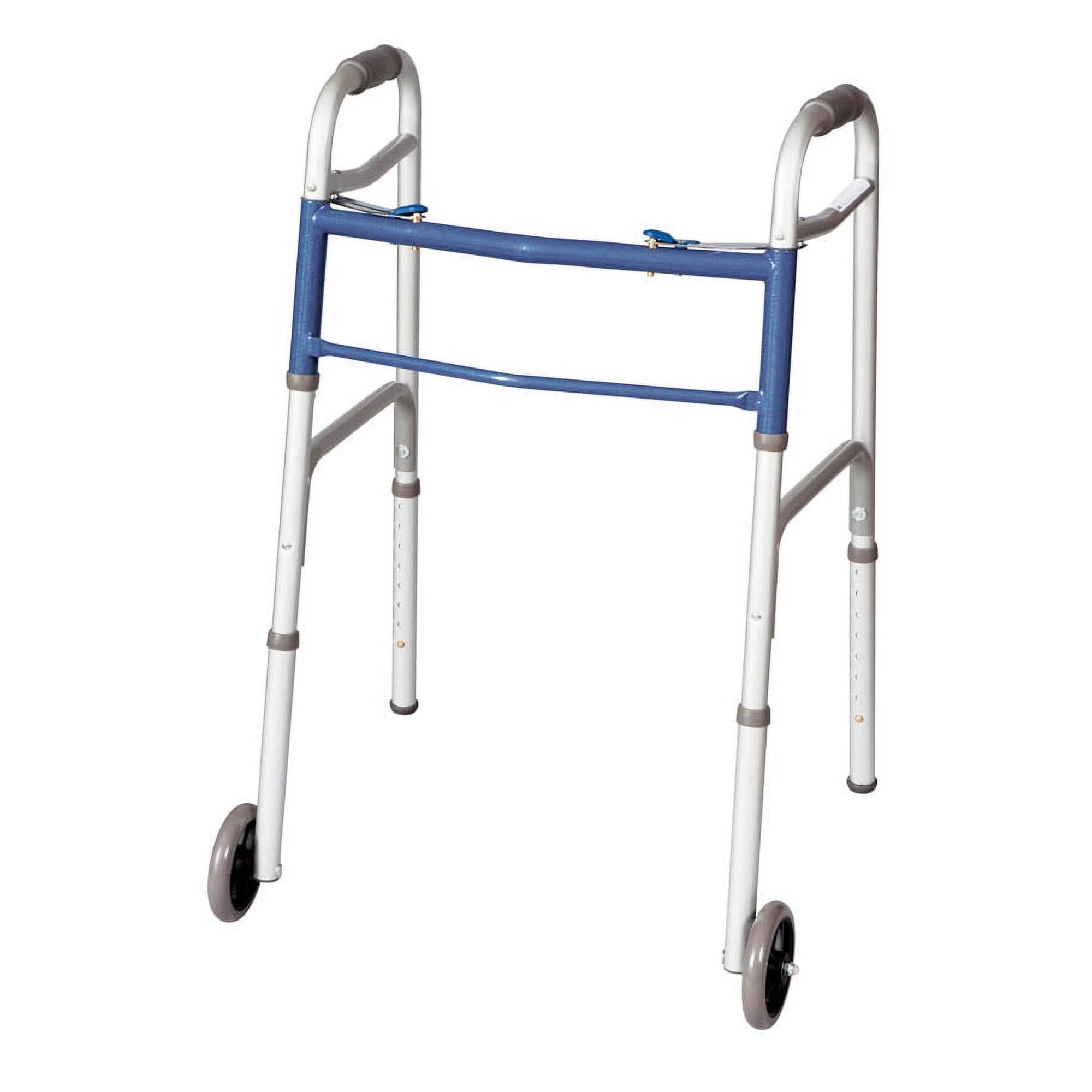 CAREX CLASSICS DUAL BUTTON WALKER WITH WHEELS