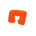 thumbnail image 2 of Travel Pillow, Comfortable Inflatable U-Shaped Neck Pillow, Portable PVC Flocked Cervical Support Cushion for Airplane Camping Office Home Use, Orange, 2 of 6