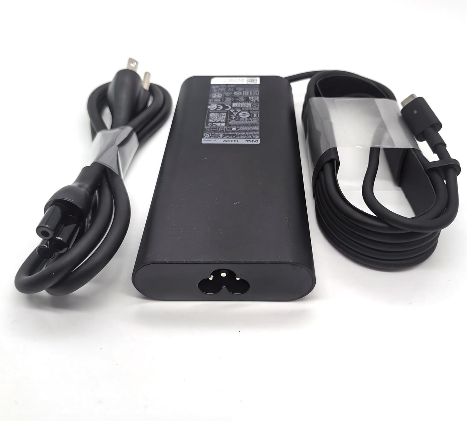 Dell Laptop Charger 130W USB Type C AC Adapter, Precision 3551 3560 3561 3570 3571 5470 5550 5560 5570 5750 5760 5770 AC Charger, Black, DA130PM170 - 07MP1P
