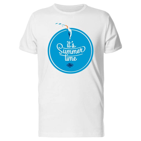 Its Summer Time Seagull Tee Men's -Image by Shutterstock