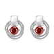 thumbnail image 2 of Pendientes con Circón Rojo Joyería Elegante, 2 of 9
