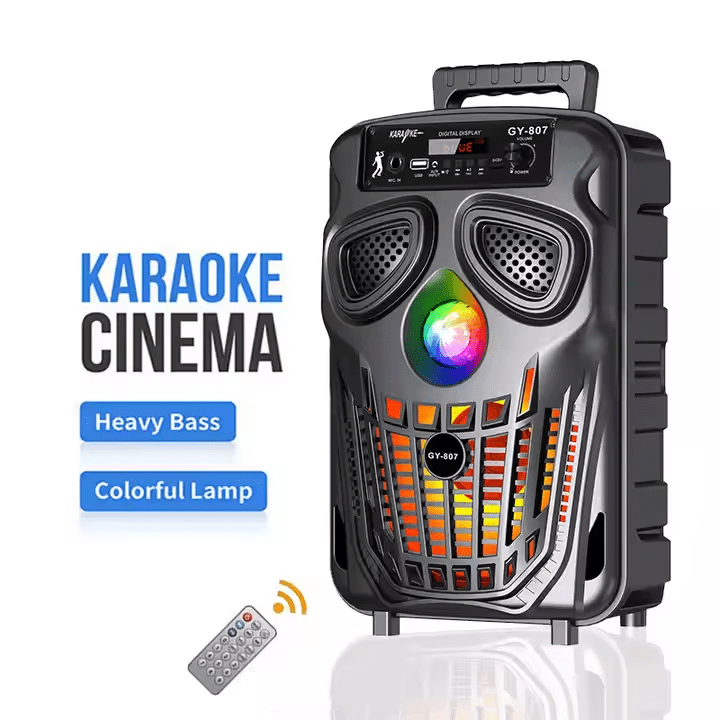 Nobie Vivid Karaoke Machine, Portable Bluetooth Speaker with Wireless Karaoke Microphones for Adults