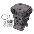 thumbnail image 2 of Juego de pistón cilíndrico, anillo de pistón cilíndrico, kit de anillo de pistón de 44 mm, repuesto para motosierra Husqvarna 445 450 450E, 2 of 14