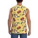thumbnail image 4 of Balery Pineapples Sharks In Hawaiian Camisetas sin mangas para hombre, absorbe la humedad y protege contra el mal olor.-Large, 4 of 7