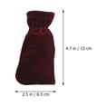 thumbnail image 2 of QUMIIRITY 6pcs Pedal Covers for Musical Instrument Protection in Black Pleuche, 2 of 8