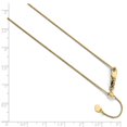 thumbnail image 3 of 10 Karat Yellow Gold .8 mm Adjustable Spiga Chain, 3 of 4