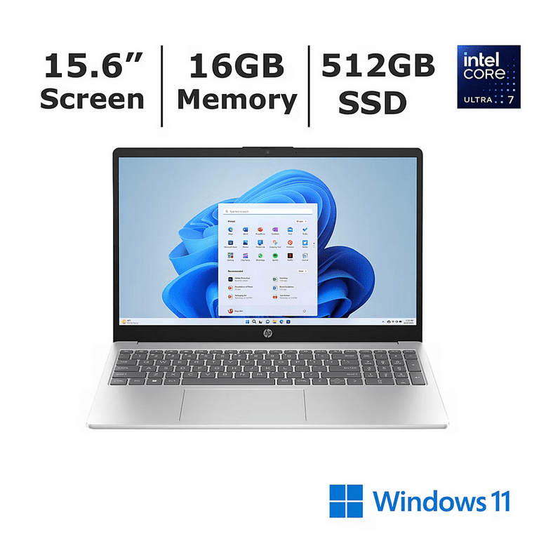 Restored HP 15FD1447NR 15.6 inch Touchscreen Laptop - Intel Core