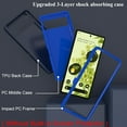 thumbnail image 3 of Xhy Google Pixel 6 Pro Case 6.7" Heavy Duty Hard Shockproof Armor Protector phone Case Cover with Belt Clip Holster (Blue), 3 of 8