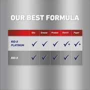 RID-X Septic Tank Treatment Platinum Liquid – 3 Month Supply - Our Best Formula with x2 More Waste Reduction