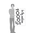 thumbnail image 3 of Let Thy Food Be Thy Medicine Kitchen Wall Art Cooking Quote Decal, 3 of 4