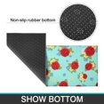 thumbnail image 6 of Pioneer Flower Floral Print Pattern Kitchen Rugs Sets Of 2, Anti Fatigue Non Slip Washable Floor Mats for Kitchen Sink Laundry, 17X30 Inch + 17X47 Inch, 6 of 6