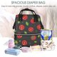 thumbnail image 5 of Disketp Tomatoes1 Mochila de Pañales de Gran Capacidad con Múltiples Bolsillos, Mochila de Viaje Multifuncional para Bebé, Unisex, Moderna y Resistente, 5 of 6