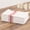 Red, variant on Balsa Circle 10 White 18"x22" Polyester Fabric Napkins with Grey Stripes Wedding Party Tablecloths Holiday Dinner Decorations