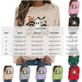 thumbnail image 4 of VKOYWKM Casual Sweatshirt for Women Halloween Ghost Pumpkin Graphic Oversized Sweatshirt Spooky Season Long Sleeve Crew Neck Sweatshirt Holiday Party Pullover, 4 of 6