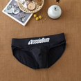 thumbnail image 1 of Men Triangle Underwear Low Rise Fashion Increase Capsular Elasticity Body Bag Hugging Comfortable Briefs Slip Dropshipping black L, 1 of 6