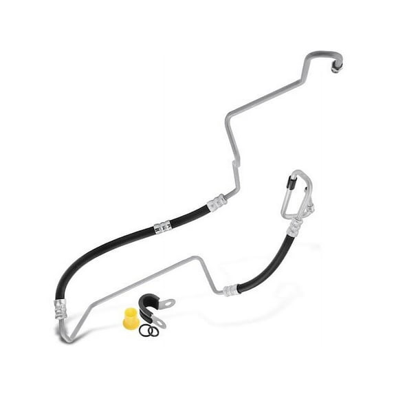 Power Steering Pressure Line Hose Assembly 1 - Compatible with 2011 - 2014 Volkswagen Jetta 2.5L 5-Cylinder 2012 2013