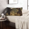 thumbnail image 6 of Lsque Dinosaur Bald Eagle Pattern Pillow Case – Soft & Cozy Throw Pillow Cover, Hypoallergenic Cushion Case for Sleeping Women with Envelope Closure-14"x20", 6 of 6