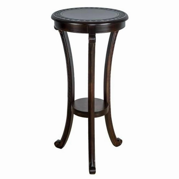 Wayborn JC007-36 Pedestal Telephone Table with Mahogany Finish