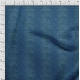thumbnail image 3 of oneOone Silk Tabby Royal Blue Fabric Crocodile Animal Skin Dress Material Fabric Print Fabric By The Yard 42 Inch Wide, 3 of 4