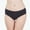 Black, variant on Seamless Underwear for Women Microfiber Underwear High Waisted Easy Care Brief