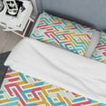 thumbnail image 4 of Designart 'Abstract Retro Geometry I' Mid-Century Modern Duvet Cover Set, 4 of 4