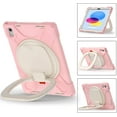 thumbnail image 3 of iPad 10th Generation 2022 Case 360°Rotatable Stand with Shoulder Strap Handle Pencil Holder Heavy Duty Shockproof Silicone Protective Case for iPad 10, 3 of 8