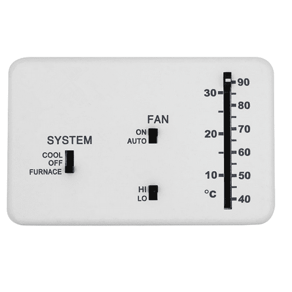 Timilge 3106995.032 RV Thermostat For RV Analog Thermostat Only For Heat/Cool Camper