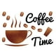 thumbnail image 3 of Adhesivos de pared de PVC Coffee Time, taza de café y granos, 20 x 29 cm, 3 of 4