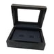 thumbnail image 2 of Caja Expositora de Anillos para Almacenar Y Proteger Anillos de Campeón con Diseño Elegante de Madera Y Forro de Cuero Sintético Adecuada para Regalos 2 hoyos, 2 of 9