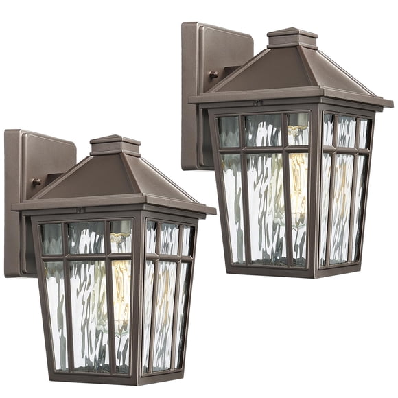 Candelabro exterior Darkaway, impermeable, de aluminio, para porche