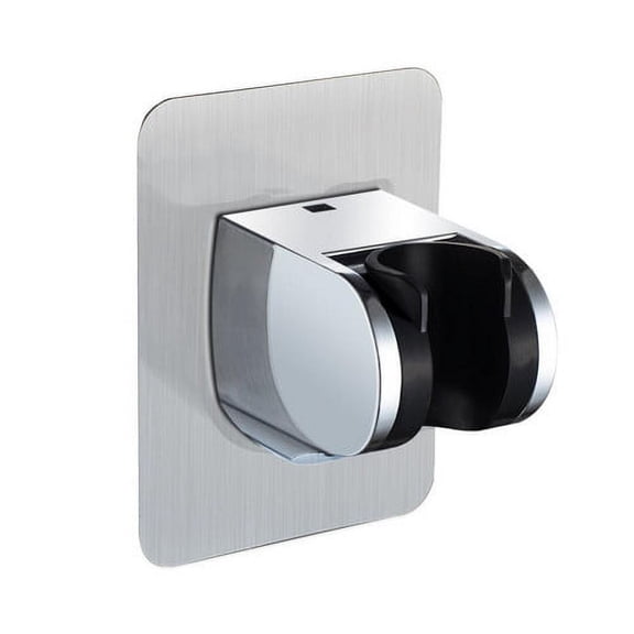 Shower Head Handset Holder Chrome Bathroom Wall Mount Adjustable Bracket, 1pc