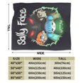 thumbnail image 4 of Manta de franela cálida y acogedora con diseño de Sally Face para sala de estar, dormitorio, cama, sofá, coche, mantas de vellón para todas las estaciones, regalos para niños, adolescentes y adultos,, 4 of 8