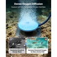 thumbnail image 3 of VEVOR Pond Aerators, 5.2CFM Aeration System for Lakes up to 3 Acres, 3/4 HP Air Compressor, 2 Diffusers & Two 100' Weighted Tubings, Outdoor Pond Aeration Pump, 3 of 9