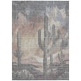 thumbnail image 2 of Addison Rugs Chantille Indoor/Outdoor Transitional Botanical Taupe Machine Washable Rectangle Rug, 9' x 12', 2 of 8