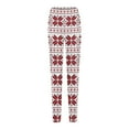 thumbnail image 4 of DeHolifer Women Christmas Leggings Plus Size High Waist Workout Pants Tummy Control Printed Holiday Legging Tights Yoga Pants White S, 4 of 6