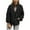 Black, variant on Zip Up Womens Tops Dressy Green Quilted Cotton Tees Casual Long Sleeve Winter Women's Tee Shirts,XXL