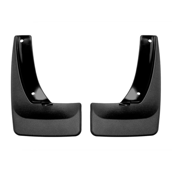WeatherTech Custom No Drill Splash Guard MudFlaps compatible with 2019-2021 Hyundai Tucson, Rear Pair - Black