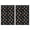 Astronaut and Planet, variant on 2 Pcs Astronaut and Planet Black Pattern Funny Kitchen Towels, Microfiber Dish Towels, Kitchen Tea Towels Set 18" X 26"