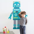 thumbnail image 2 of Petit Collage Folding Growth Chart Blue Robot, 2 of 3