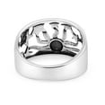 thumbnail image 3 of Sun Rays With Stars Sunshine Half Rounded Design Thumb Ring Size 8, 3 of 5