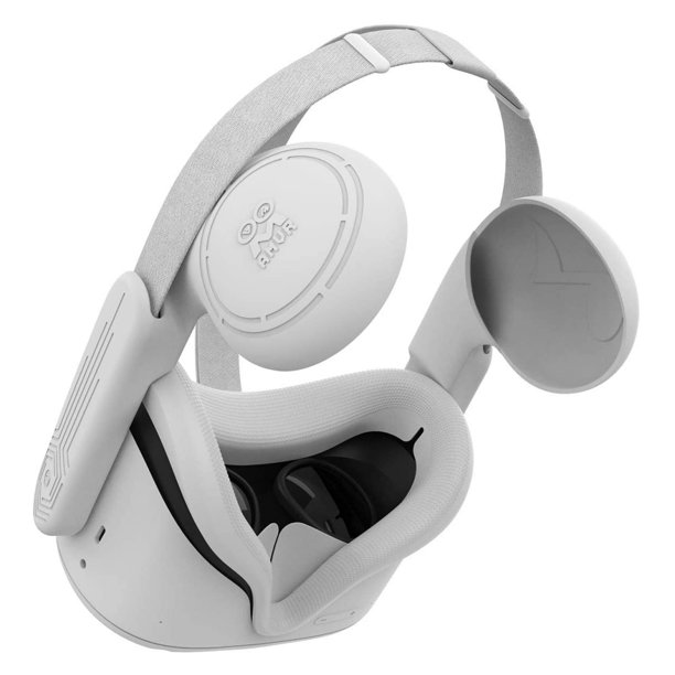 Silicone Ear Muffs for Oculus Quest 2 VR Headset to Enhanced Headset Sound, Quest 2 Accessories
