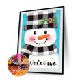 thumbnail image 2 of Wdftyju 5D DIY Diamante Pintura Muñeco de nieve Taladro completo Rhinestone Mosaico Arte Imagen Kit Wdftyju 6hj1ge8gf8rf1bf3, 2 of 9