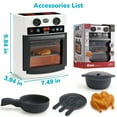 thumbnail image 7 of Sqnox Kids First Oven, Home Appliance Series Toys Pretend Play Appliance for Toddler Ages 2+ Birthday Gifts, Kitchen Playset with 7 Accessories and Realistic Cooking Sounds, 7 of 7