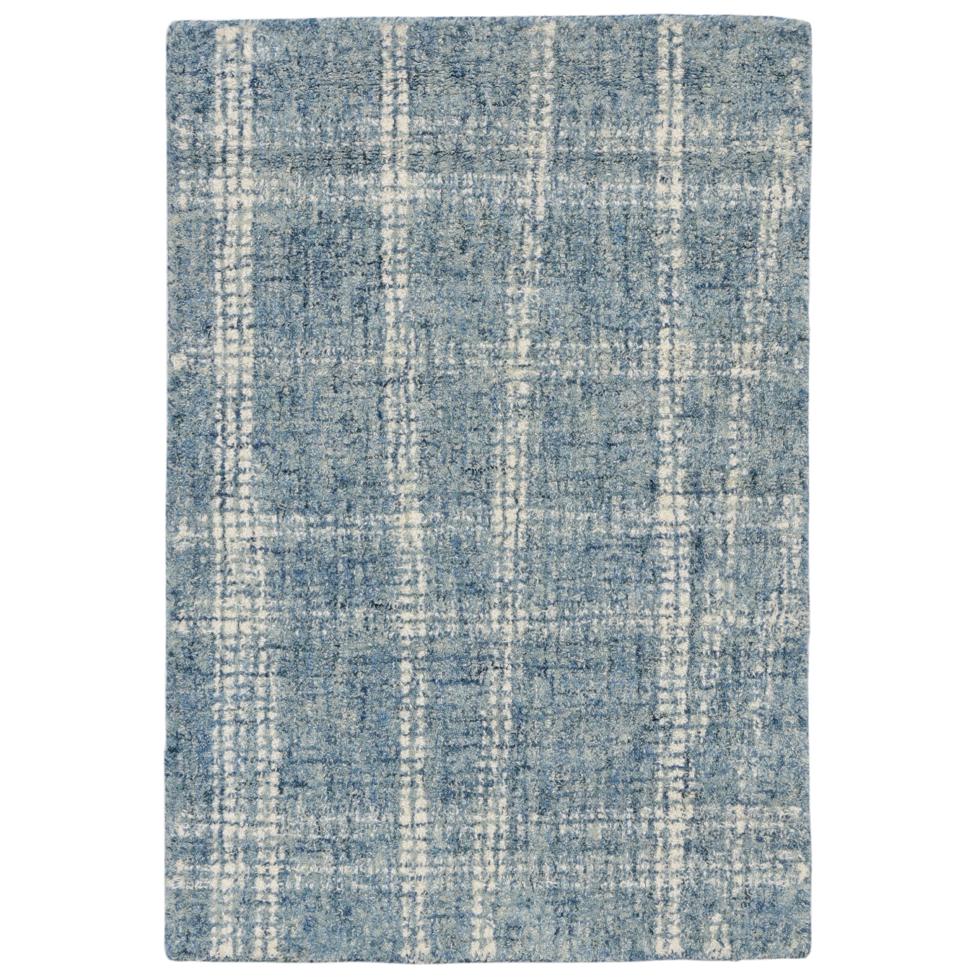 Liora Manne Savannah Mad Plaid Indoor Rug Blue 24"X36"