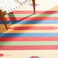 thumbnail image 6 of SAFAVIEH Montauk Jaslyn Southwestern Cotton Area Rug, Red/Blue, 4' x 6', 6 of 8