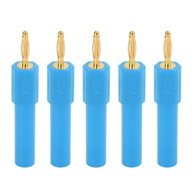 Fiche de Commutation Banane, Convertisseur de Fiche Banane, 5 Pcs Fiches Banane à Vis 4 mm 2 mm vers 4 mm Convertir Fiche Banane Connecteur de Haut-Parleur Banane