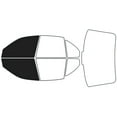 thumbnail image 2 of Rvinyl Window Tint Kit Compatible with Chevrolet Lumina 1995-2001 (Sedan) - Front Precut Kit - 5%, 2 of 8