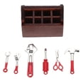thumbnail image 1 of 1 Ensemble d'Outils de Maison Miniature Kit d'Outils de Réparation de Maison Mini Décoration de Maison, 1 of 8