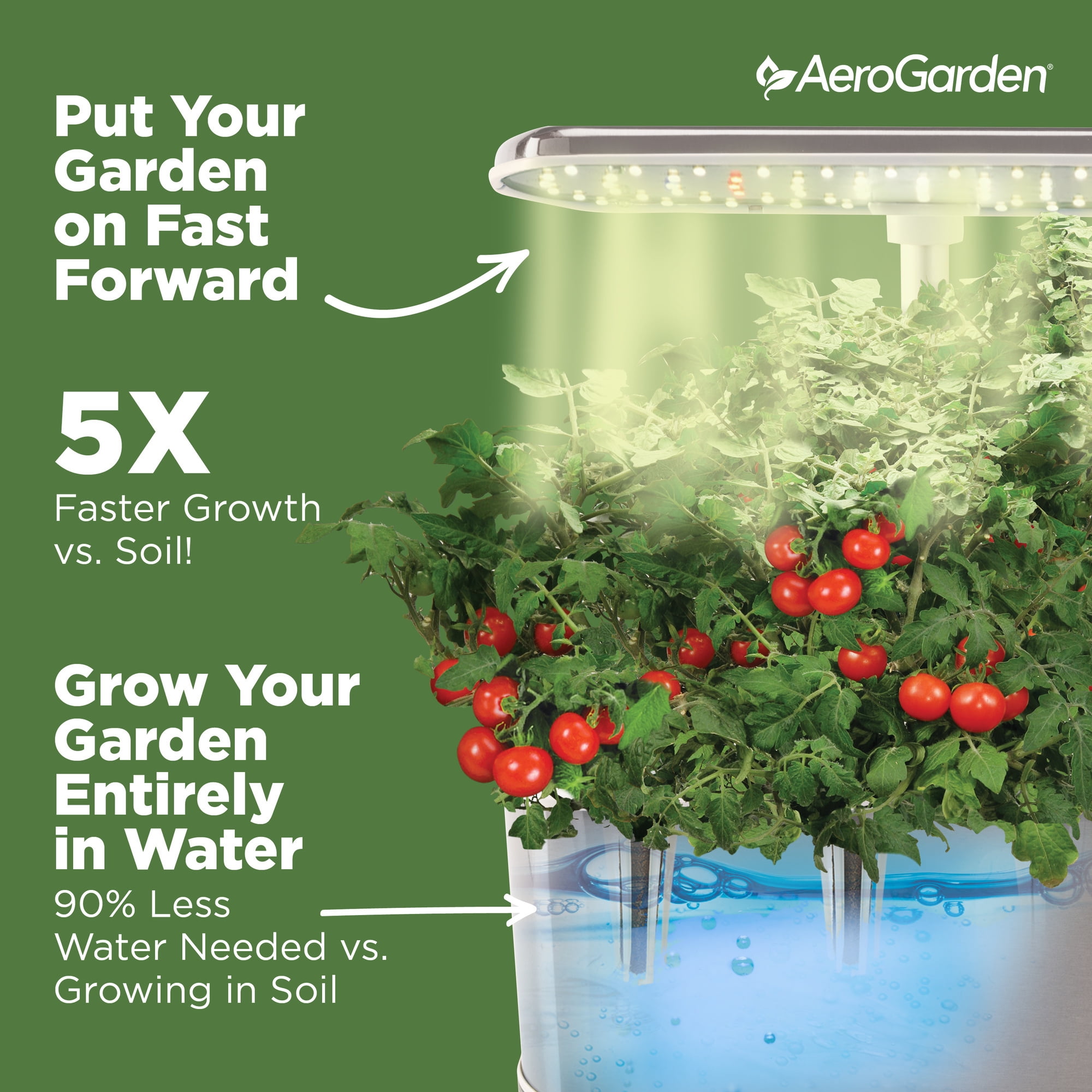 AeroGarden Harvest Elite with Gourmet Herb Seed Pod Kit